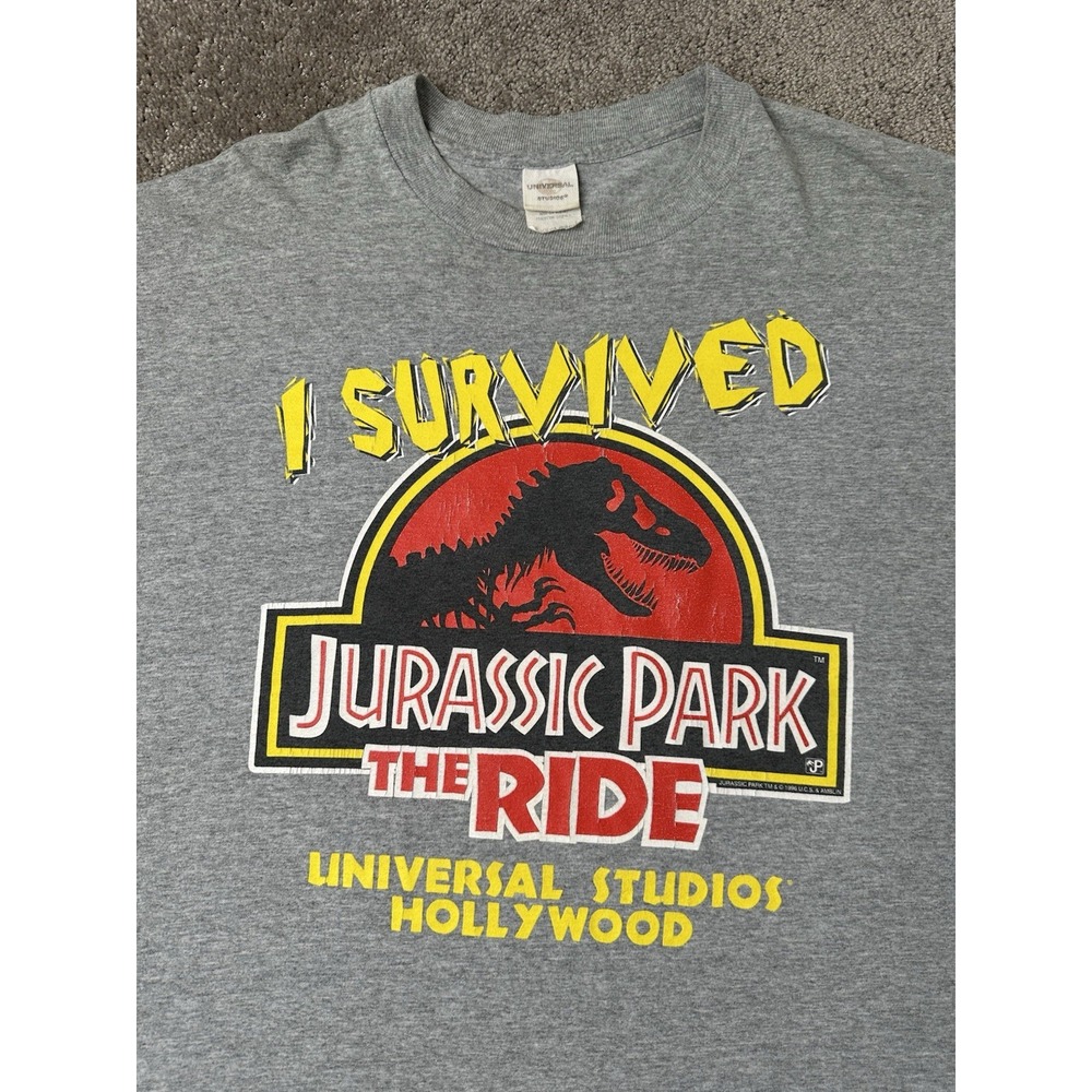 Vintage Tshitr 1996 Jurassic Park Dinosaur Universal Studios Hollywood Size XXL - Picture 3 of 7
